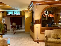 The service and food at the hotel restaurant, The Keg, was outstanding!