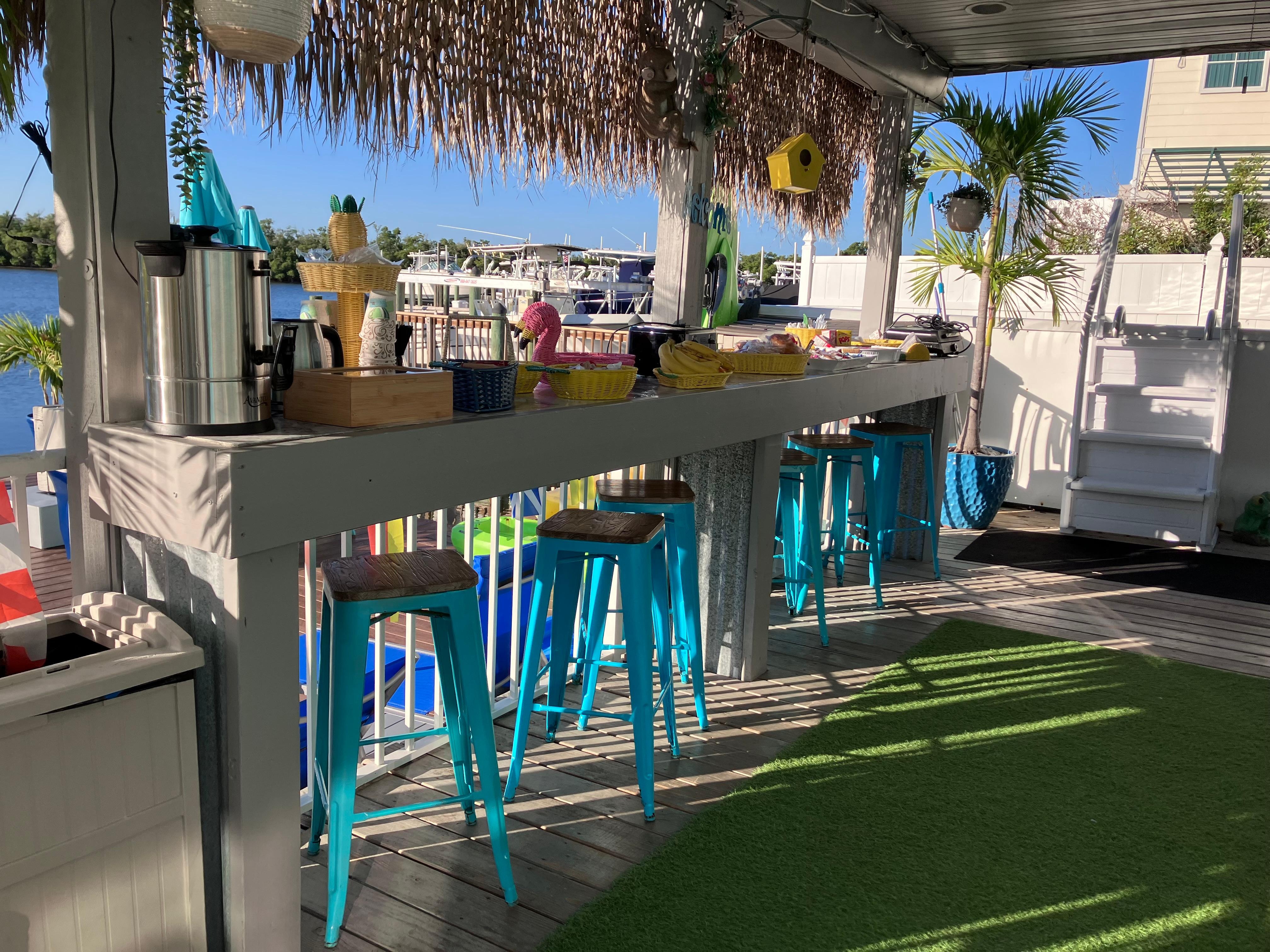 Free continental breakfast with an amazing view 