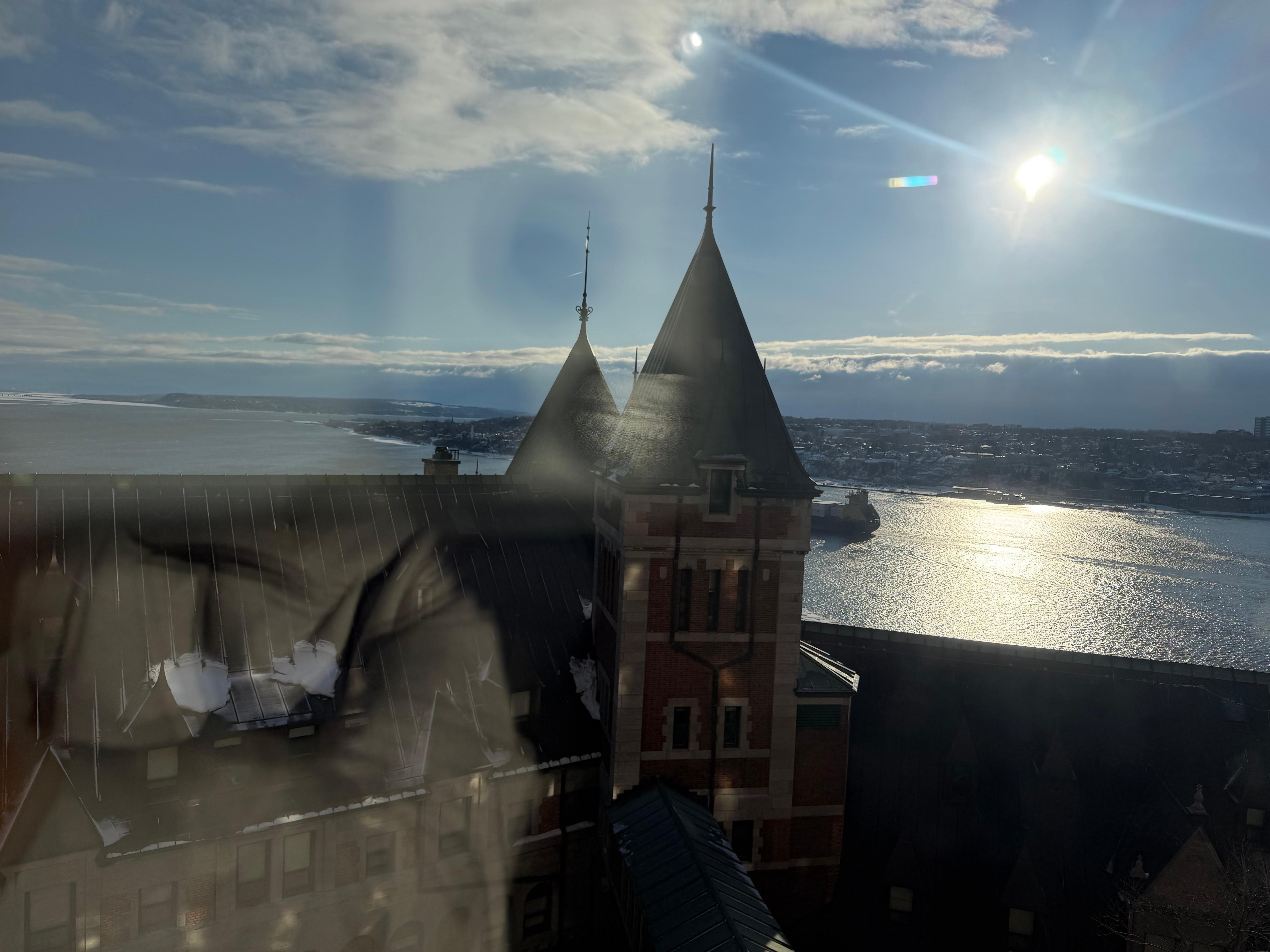 View from our room 9105