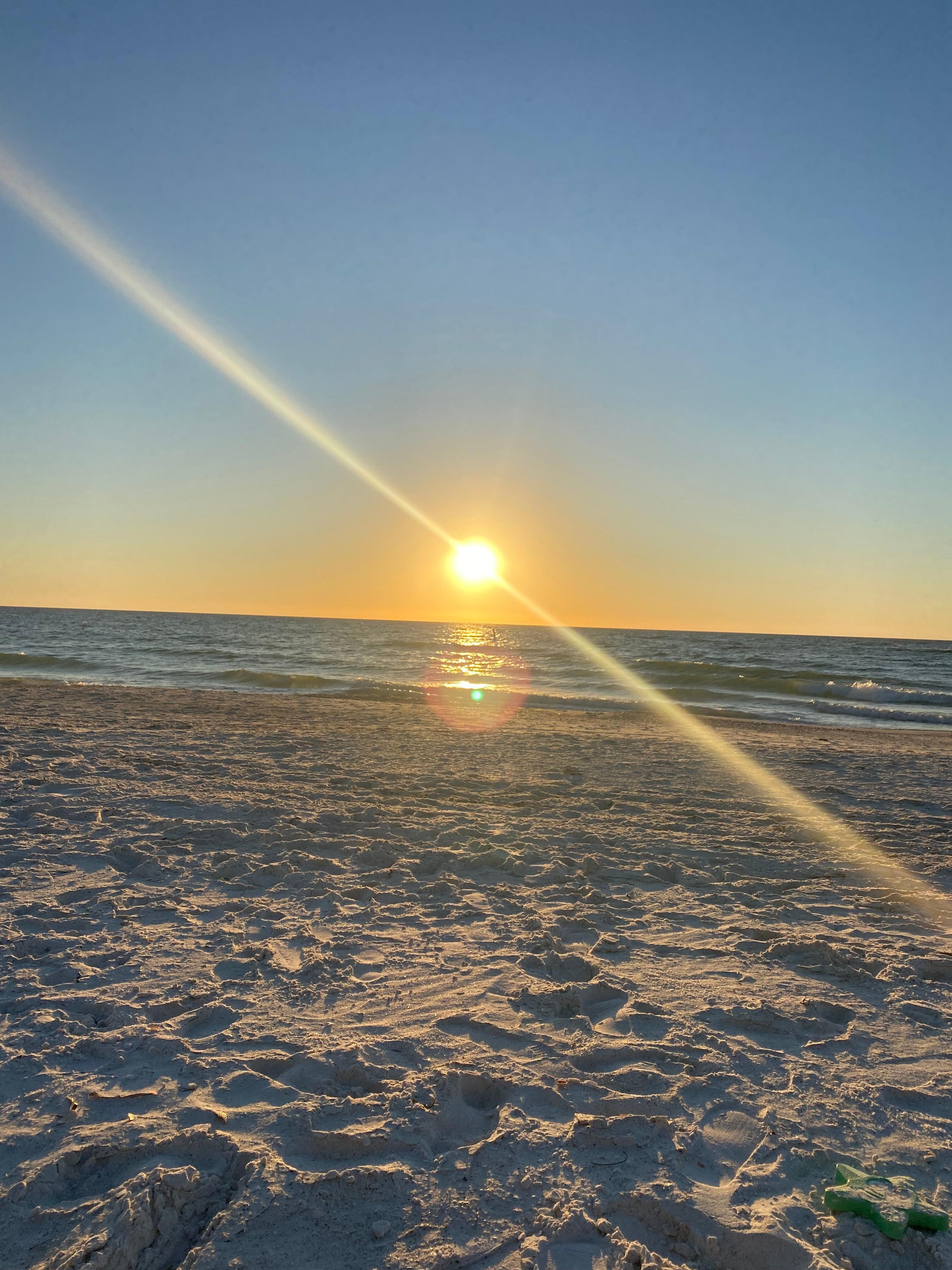 Beautiful sunsets every night. 