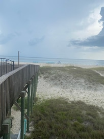 Beach from 1st floor balcony
