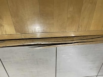 joint brisé entre plancher céramique et bois