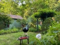 Grilling in the garden