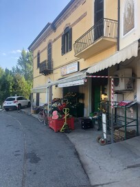Grocery store beside hotel