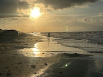 Early morning fishing in process by a few from our group.