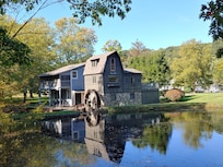Peterson Mill from the public sidewalk.
