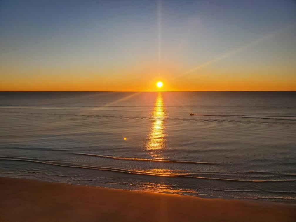 Sunrise balcony view
