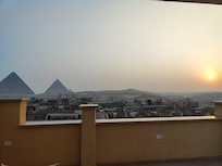 Blick von der Dachterrasse