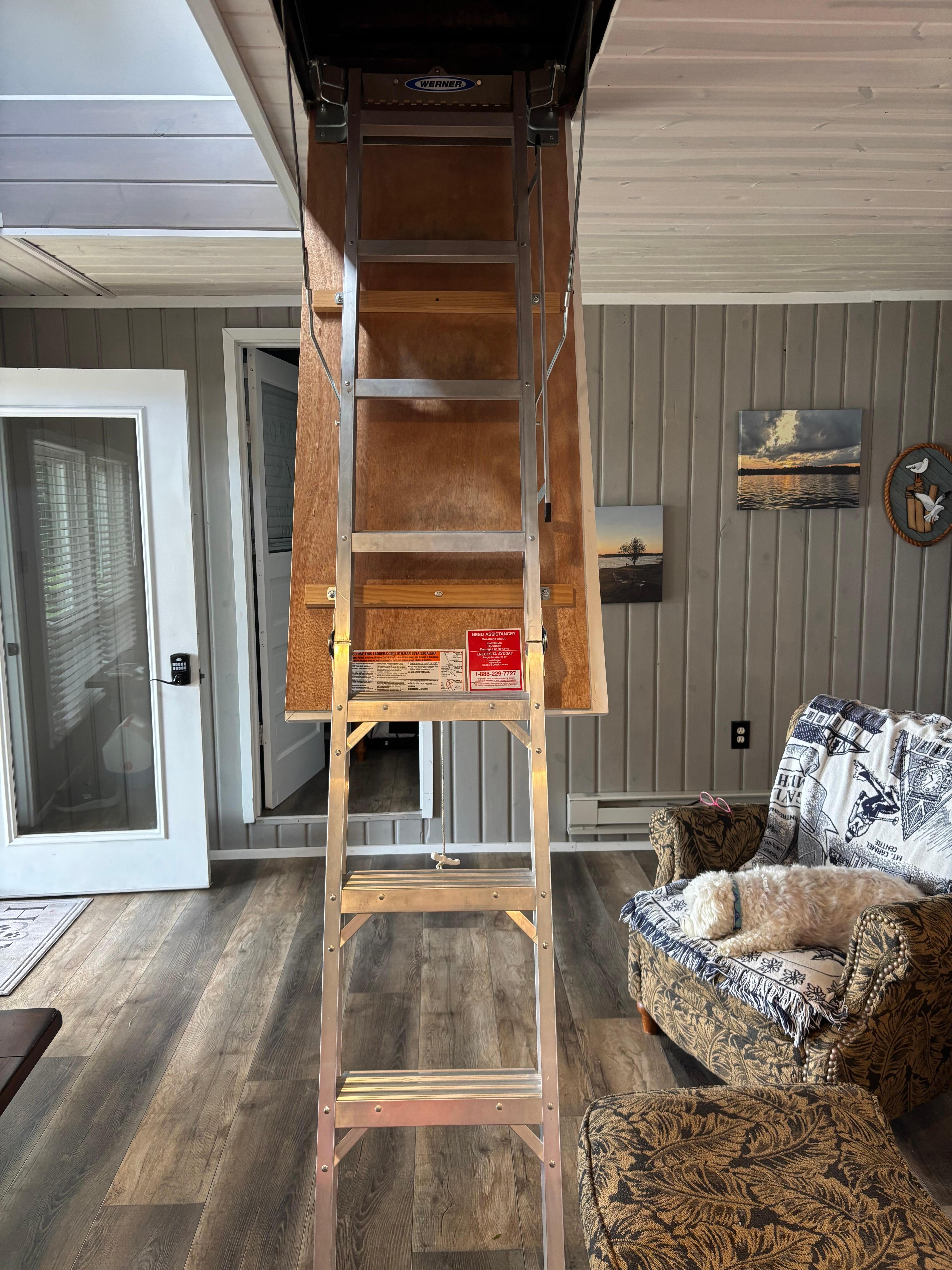 Access to upper bedroom