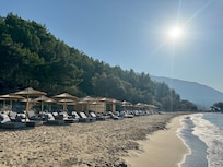 La plage a 5mn