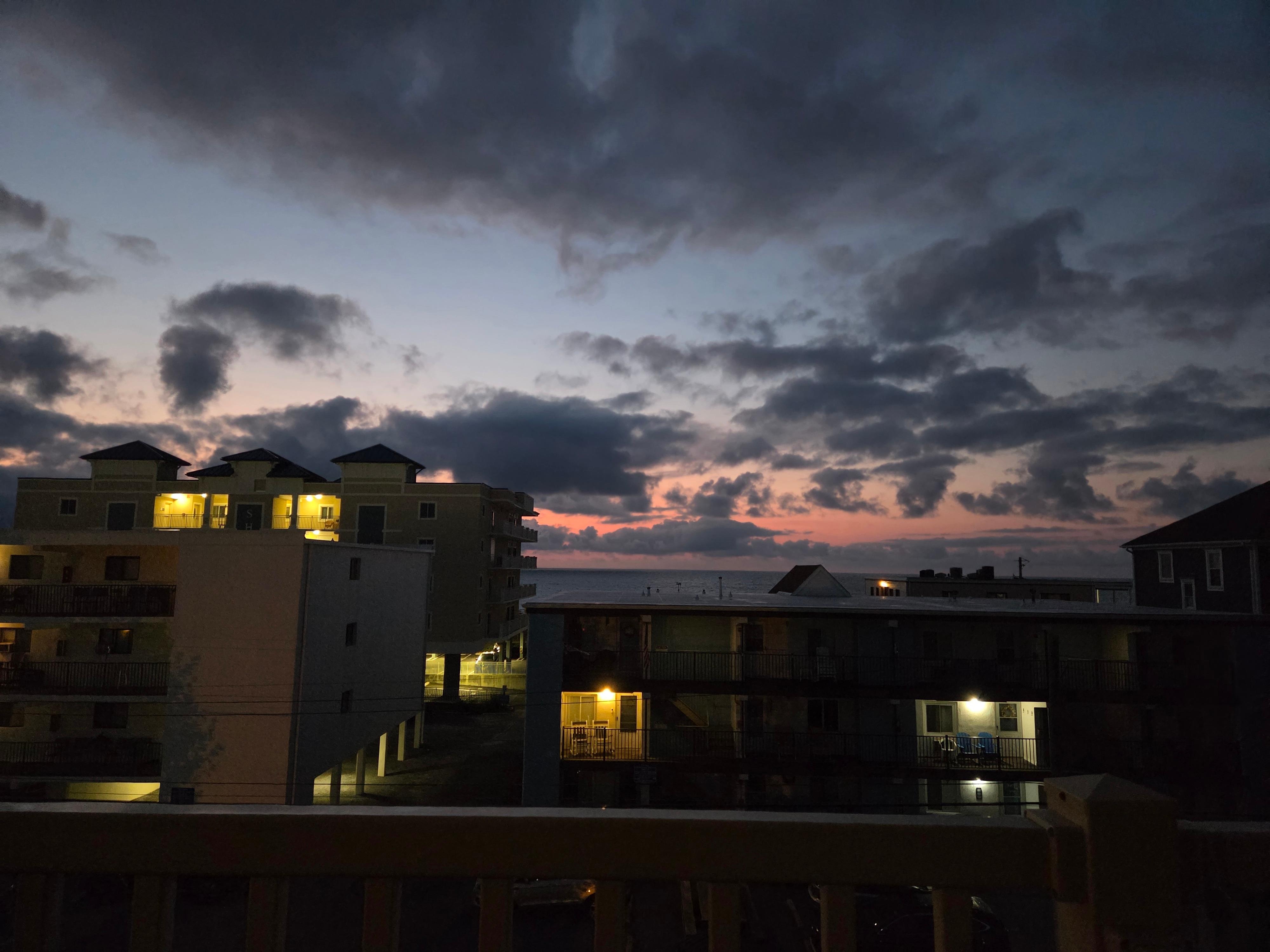 Sunrise from front balcony