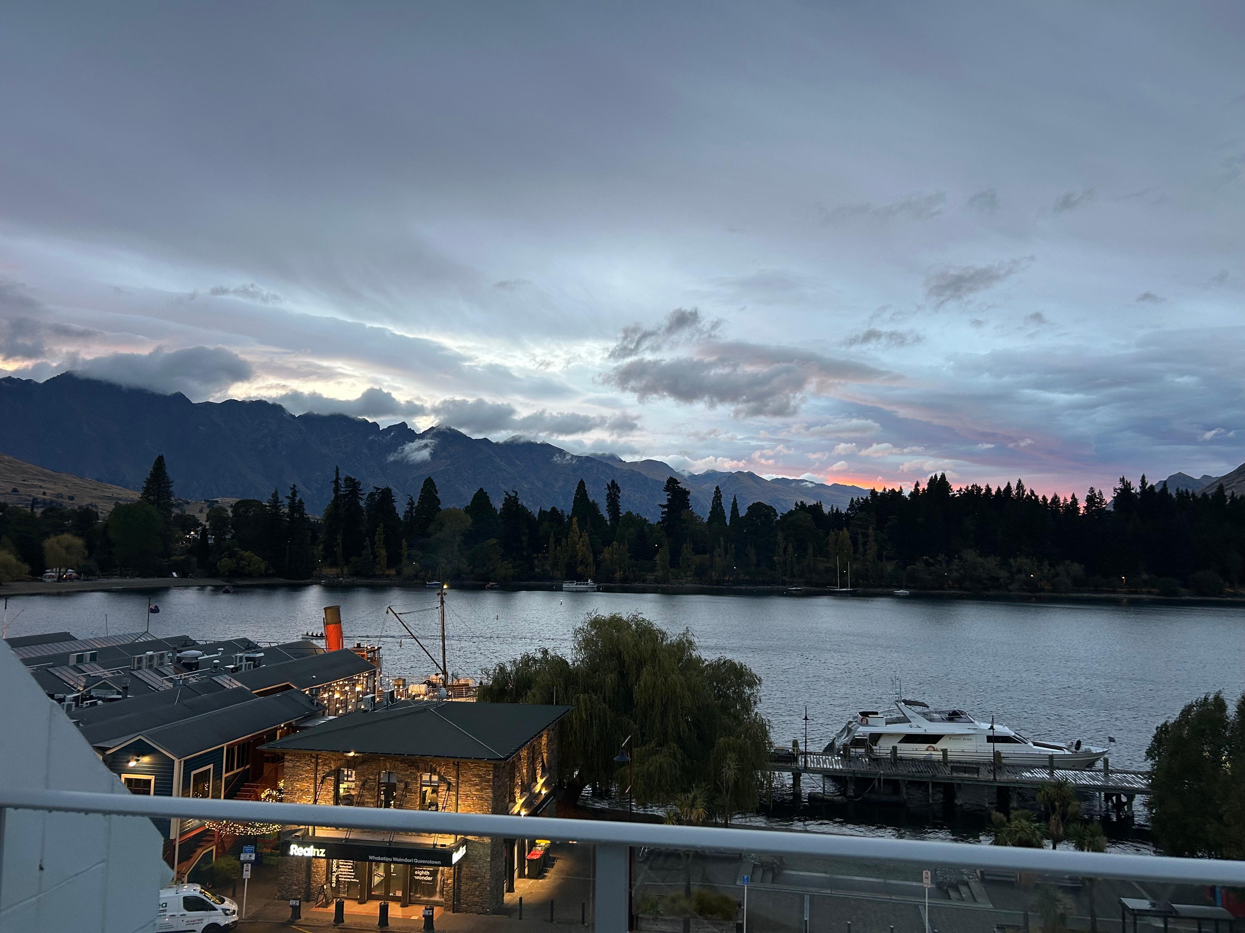 View from lake view room