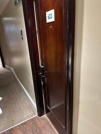 Door didn’t lock or shut properly