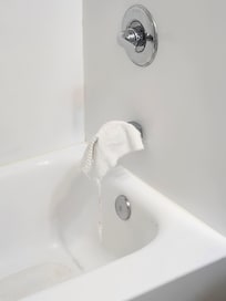 Left in bathroom