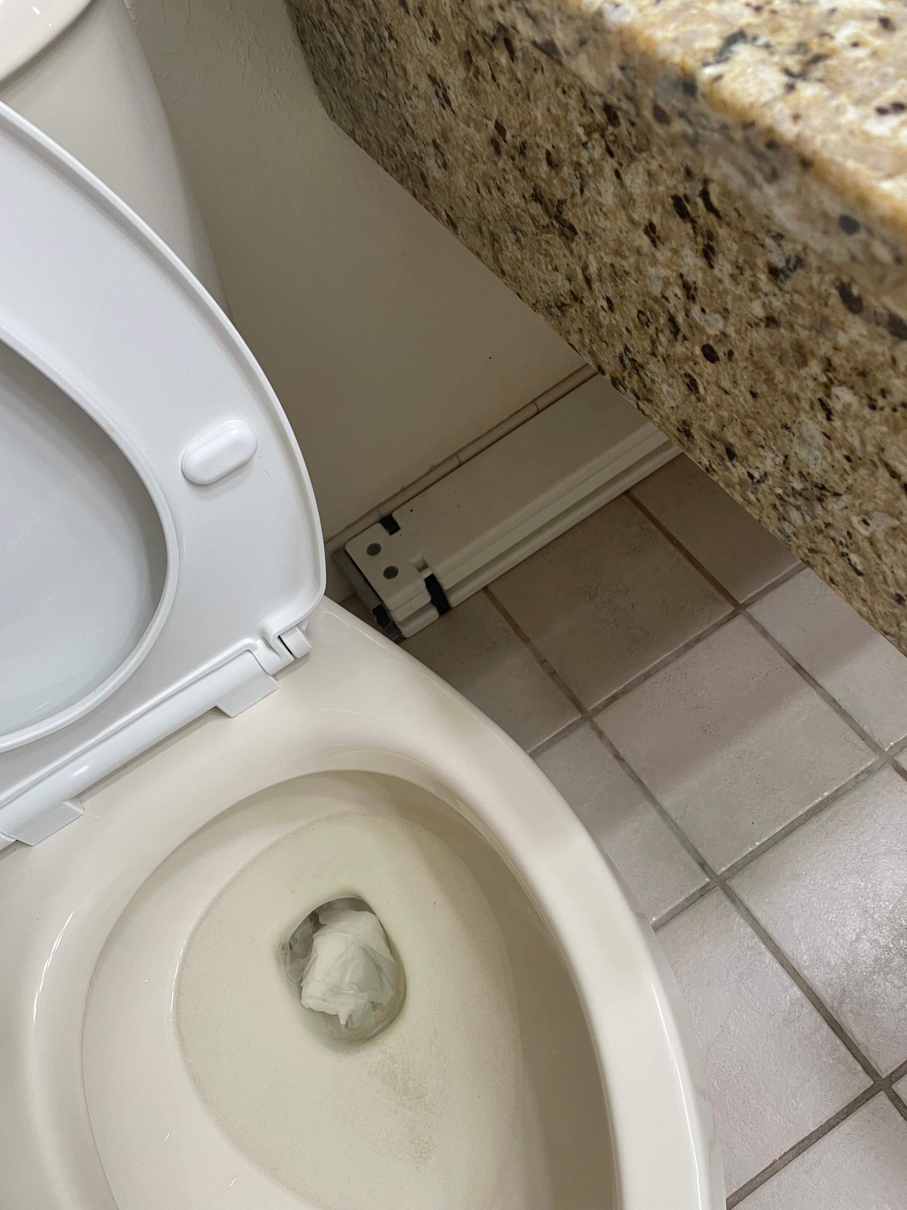 Bench next to toilet
