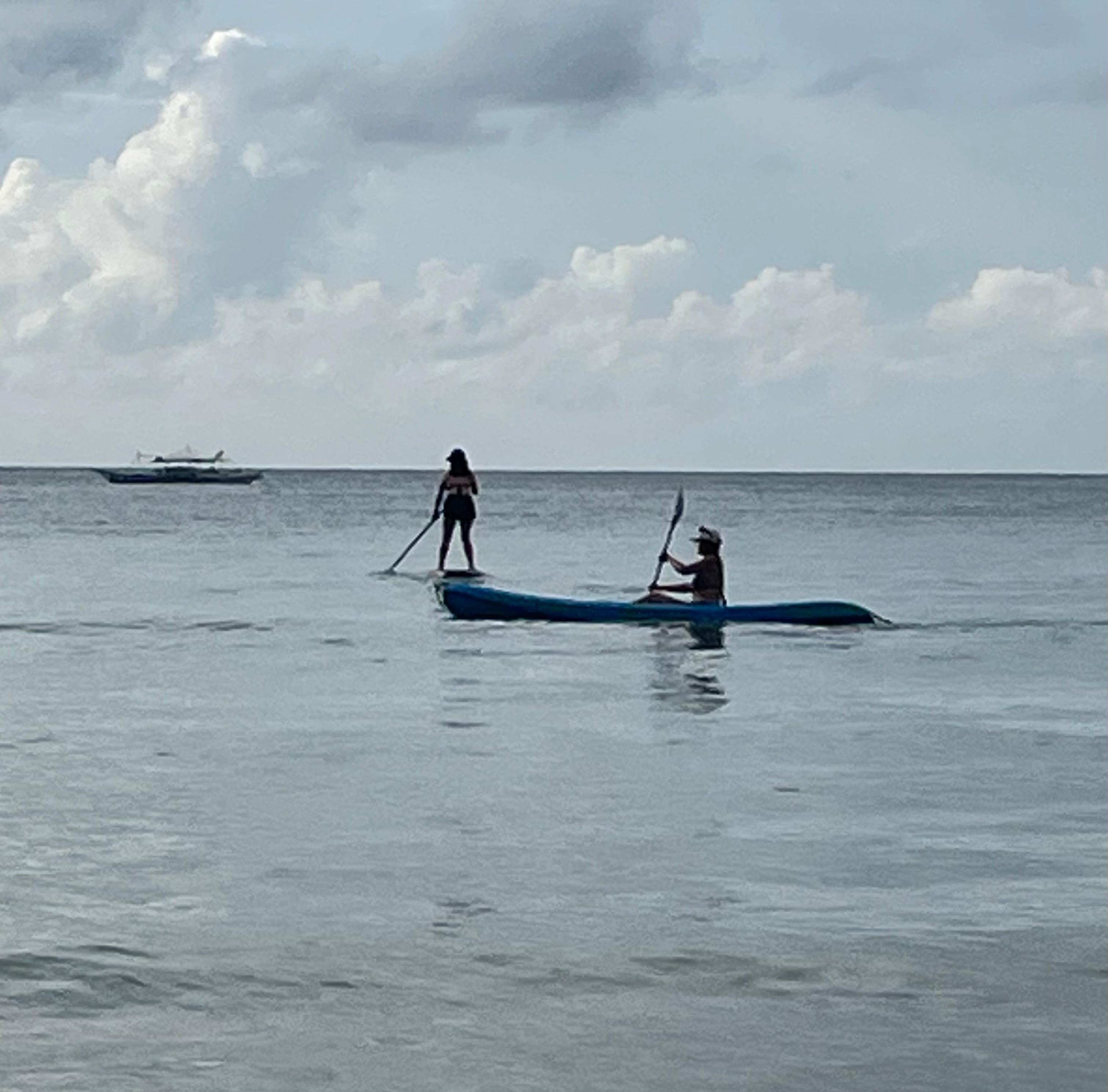 Paddleboarding and kayaking was amazing!
