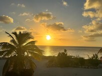 Sunset off our upper balcony