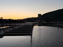 Hotel view across the inlet bay