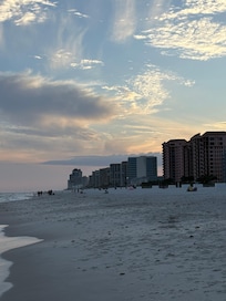 Beautiful white sand