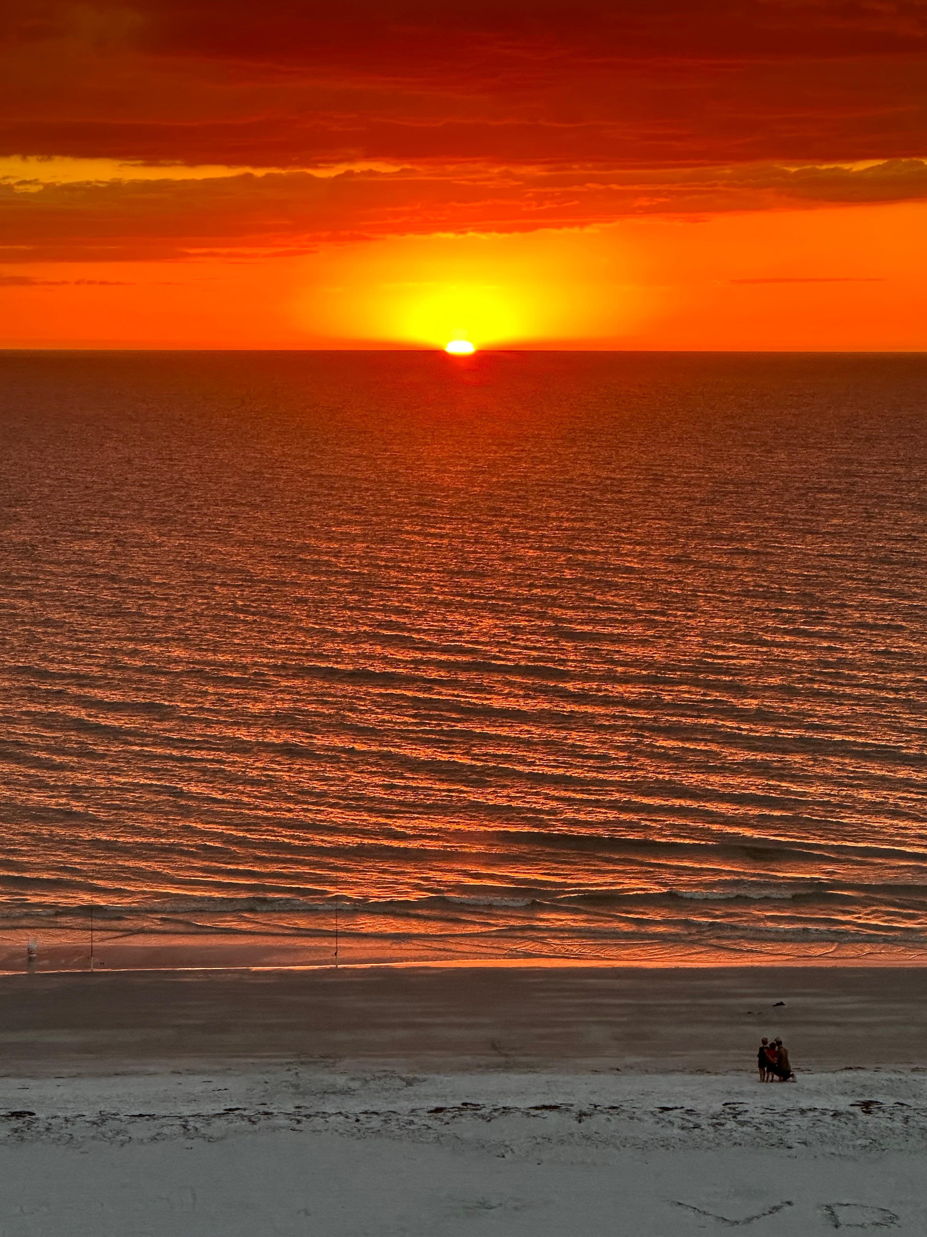 Just one of the amazing sunsets