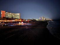 View from the pier in front of the property