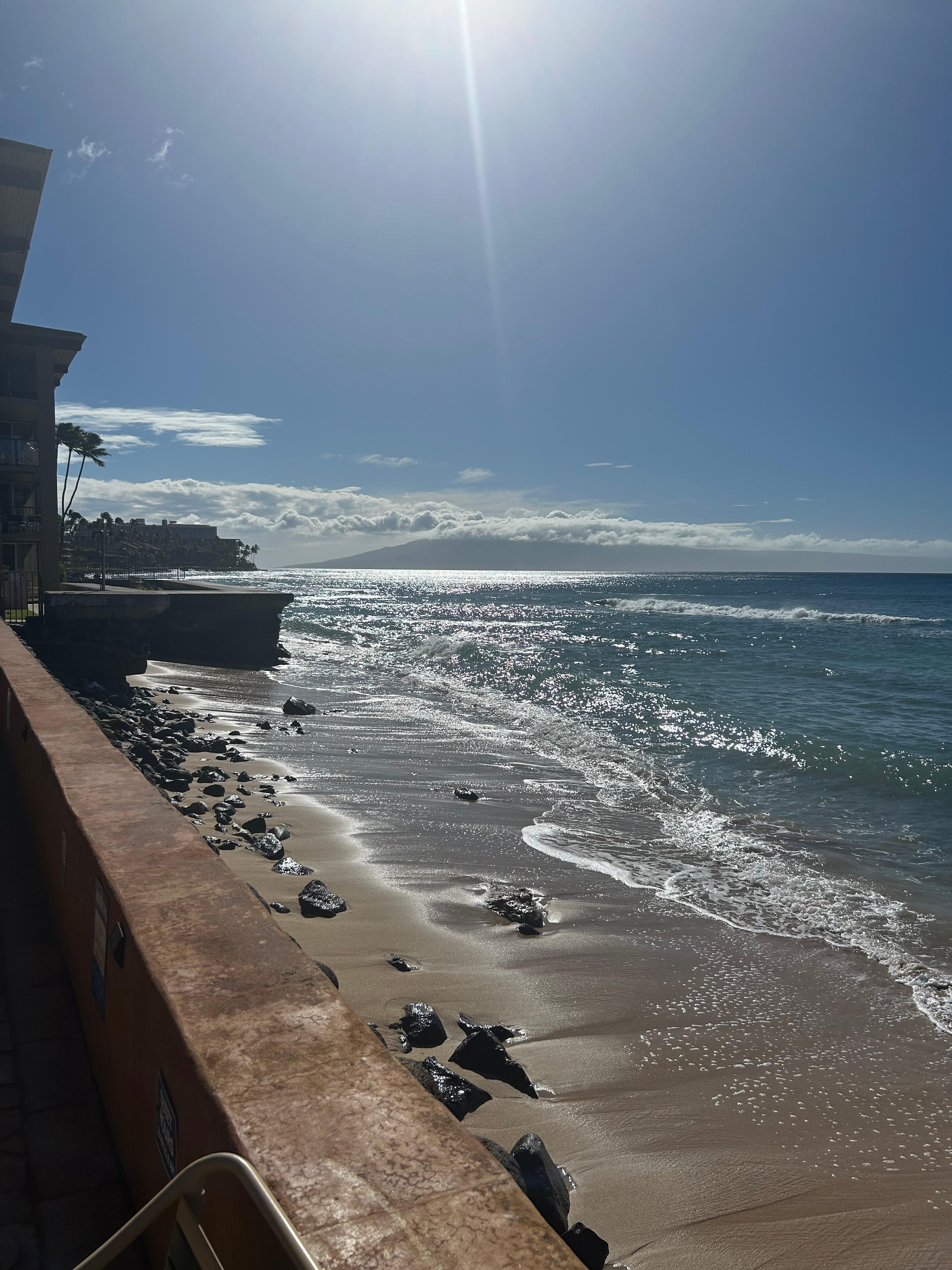 The beach was beautiful! 