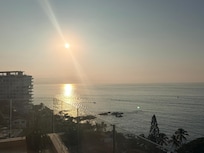 Sunset from the balcony