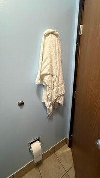Used towels from last guest