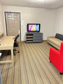 Spacious and clean.
