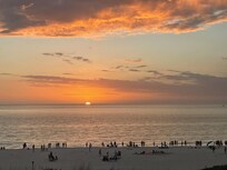 Sunset from the balcony