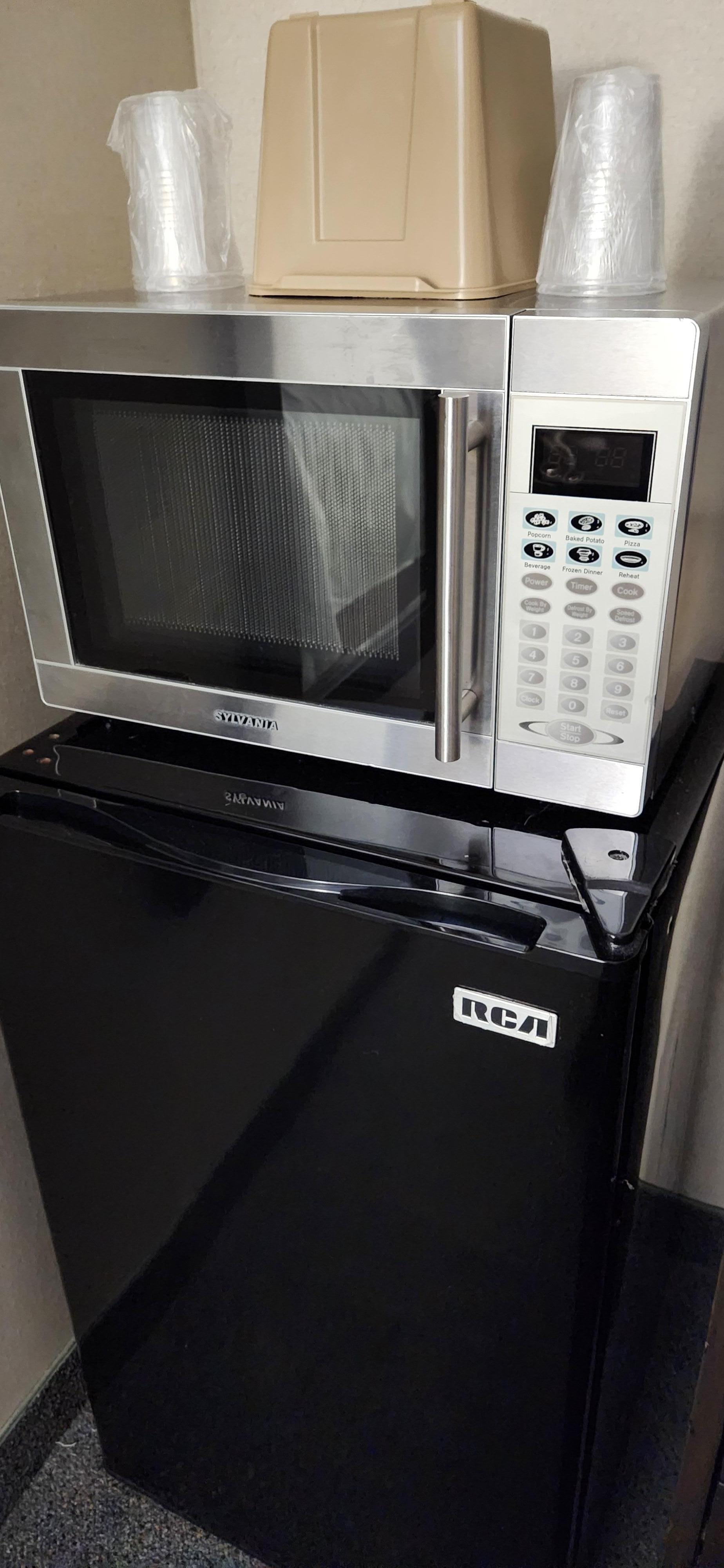 The microwave didn't work.
