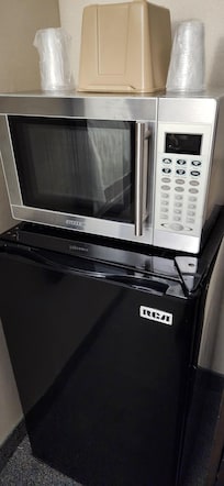 The microwave didn't work.