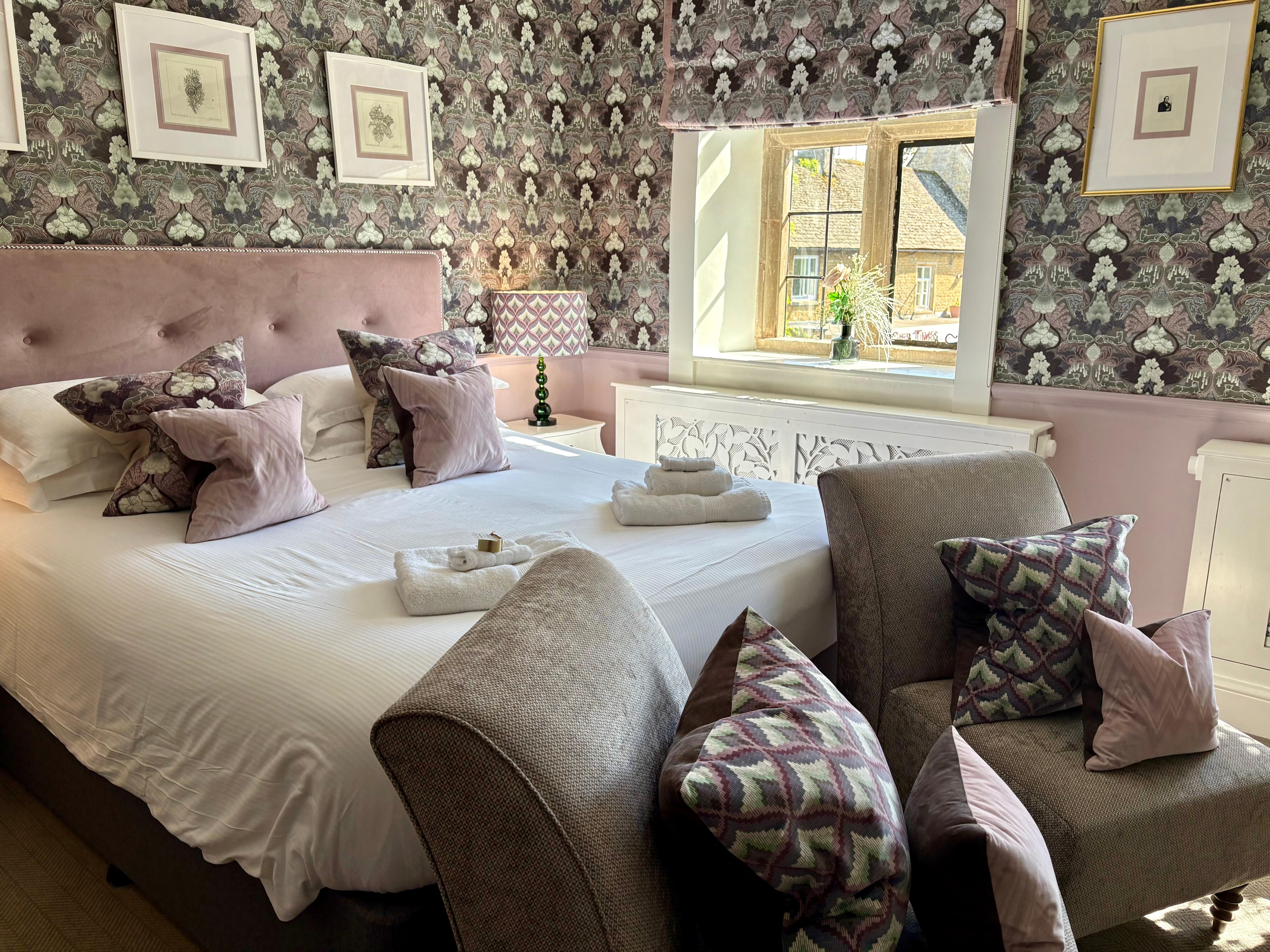 Our bedroom designed by Laurence Llewellyn B
