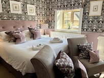 Our bedroom designed by Laurence Llewellyn B
