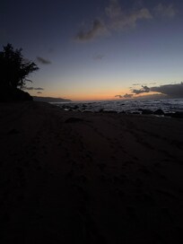 Beach in the evening