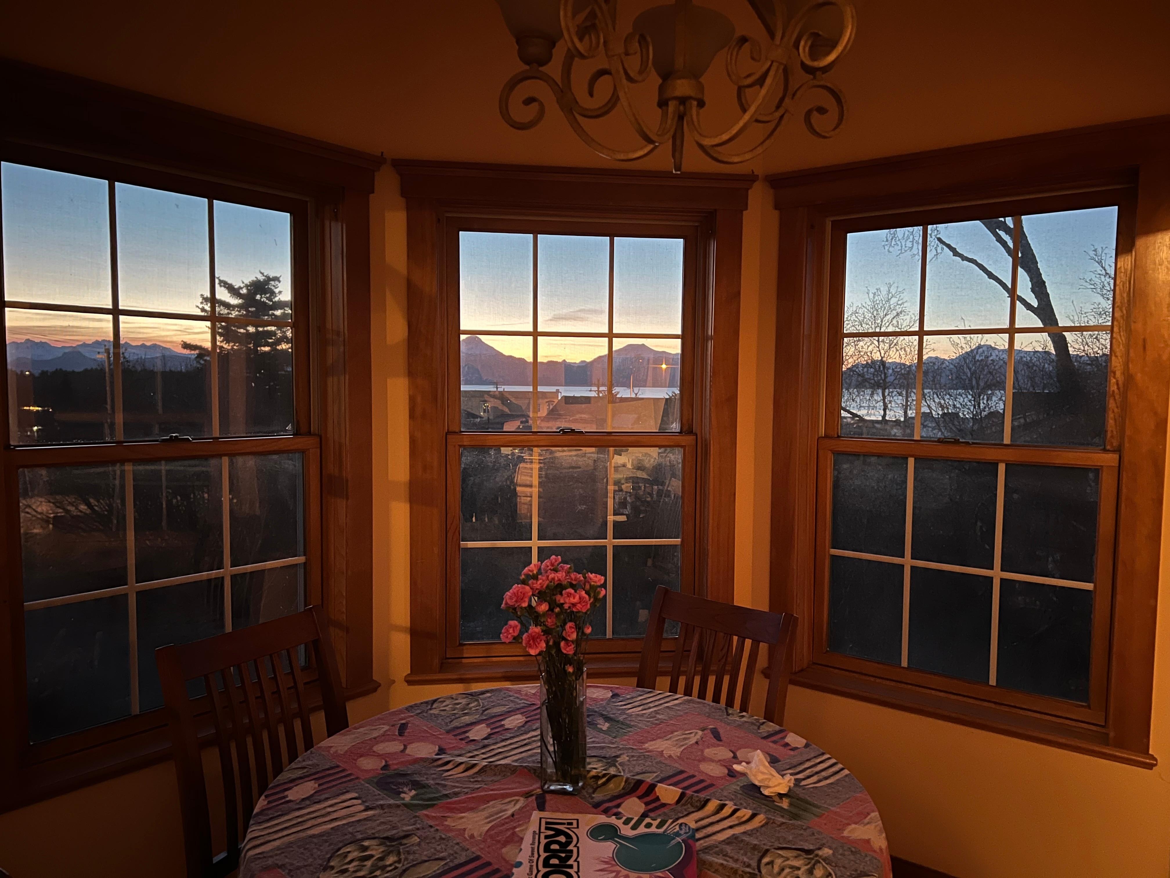 Most beautiful sunrise, views are spectacular 