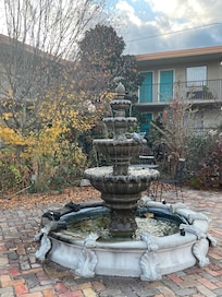 Fountain in courtyard