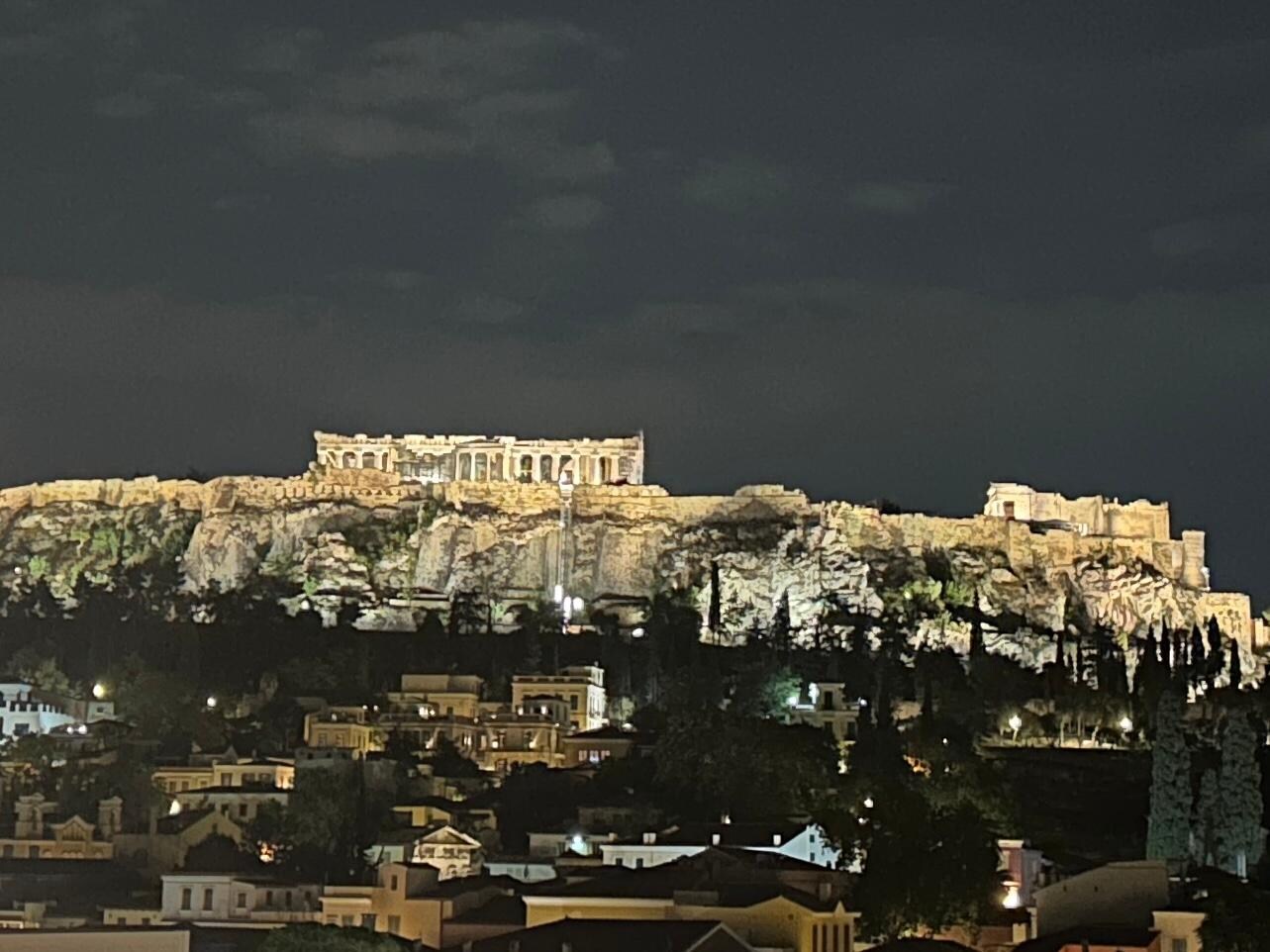 Utsikt fra baren på taket