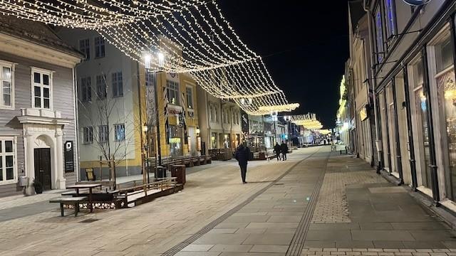 View right outside the apartment.