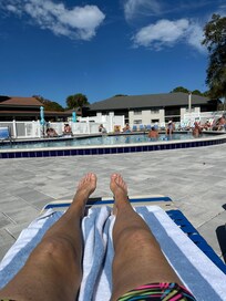 One of the two pools