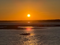 Sunset from master bedroom balcony đ