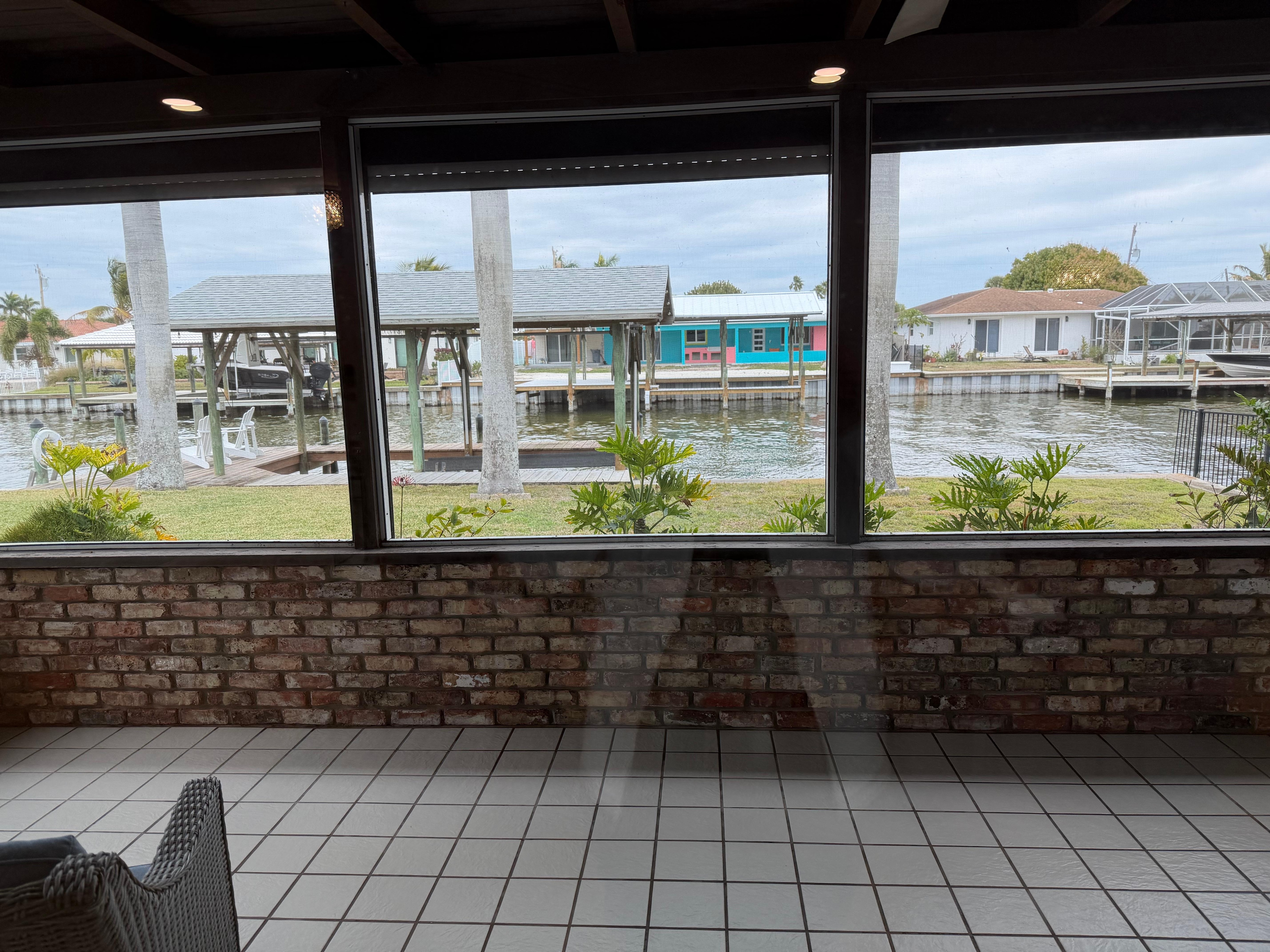 View from living room 