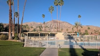 Pool and mountain view