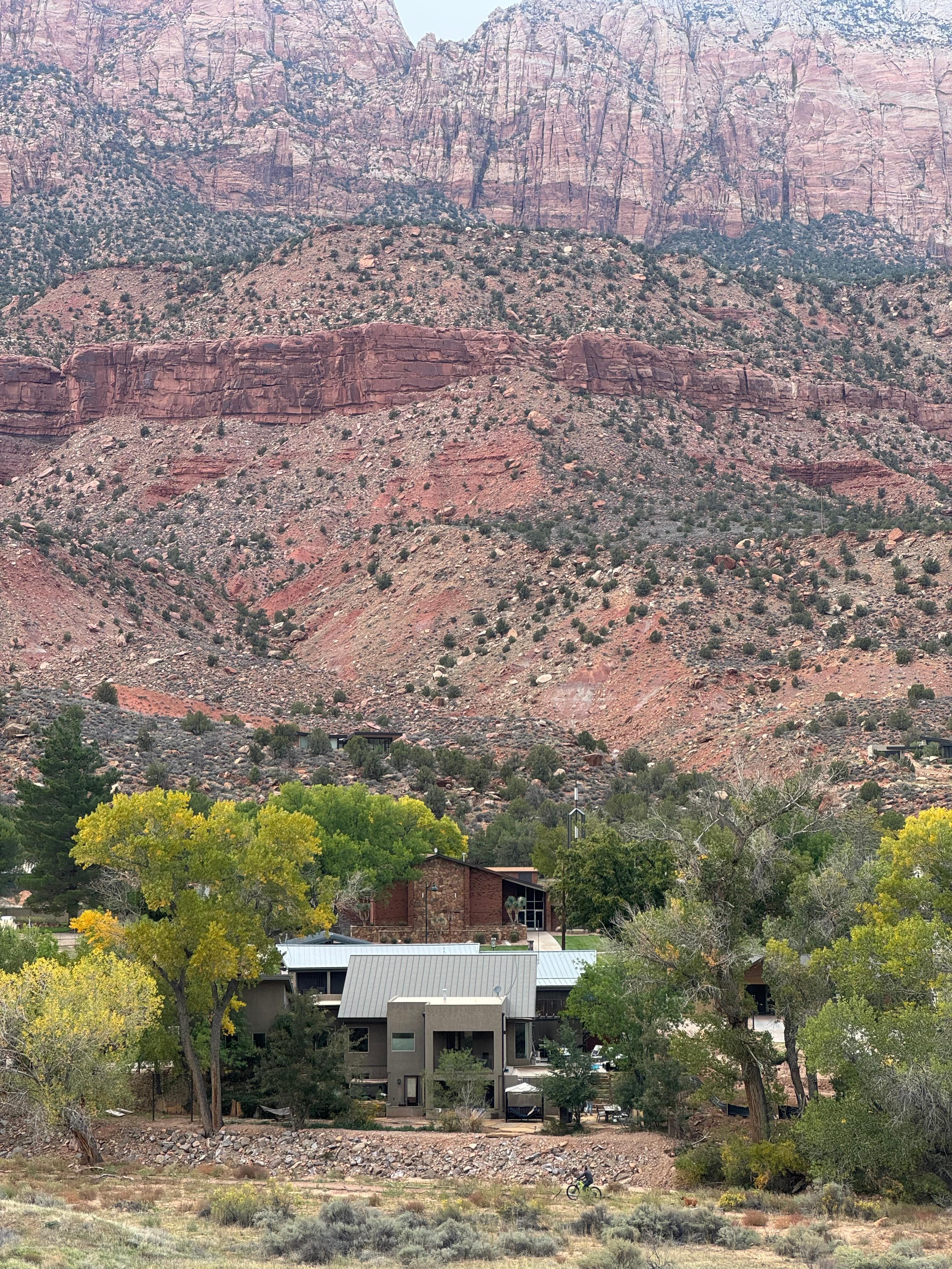  View of house from trail behind house!
