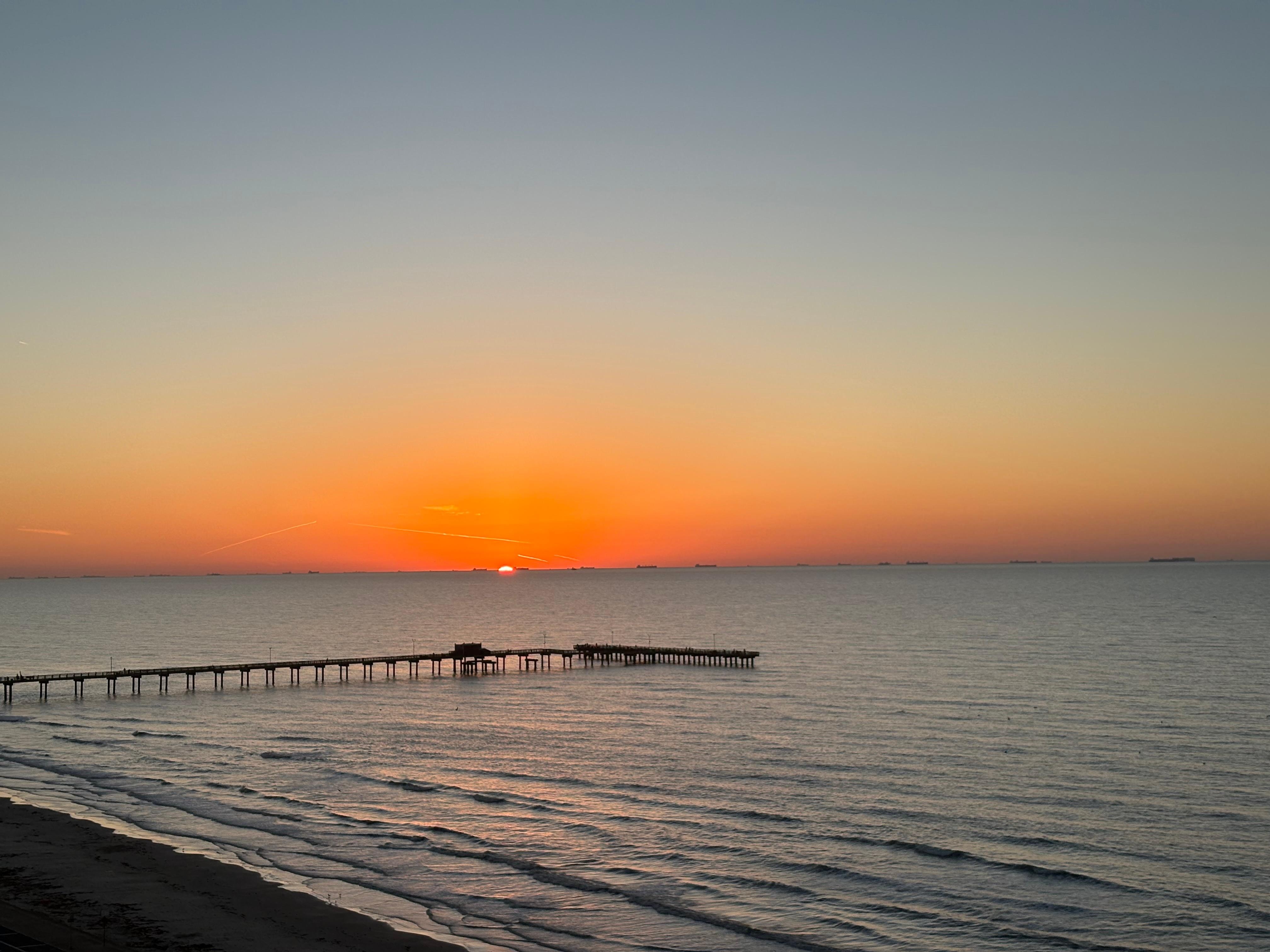 Sunrise on the patio!