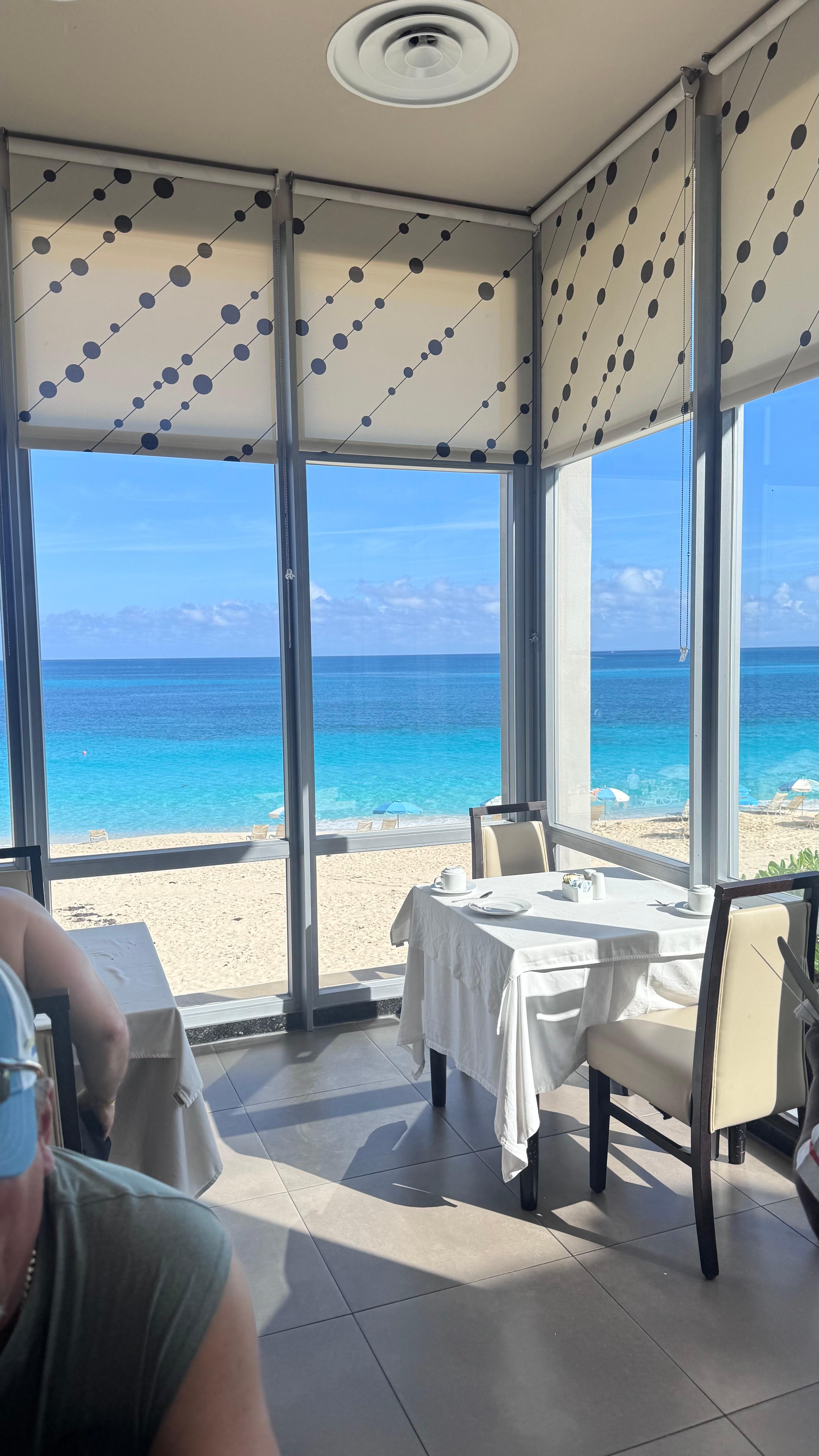 View from Buffet restaurant. 