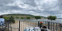 Over looking the Rhein @ breakfast