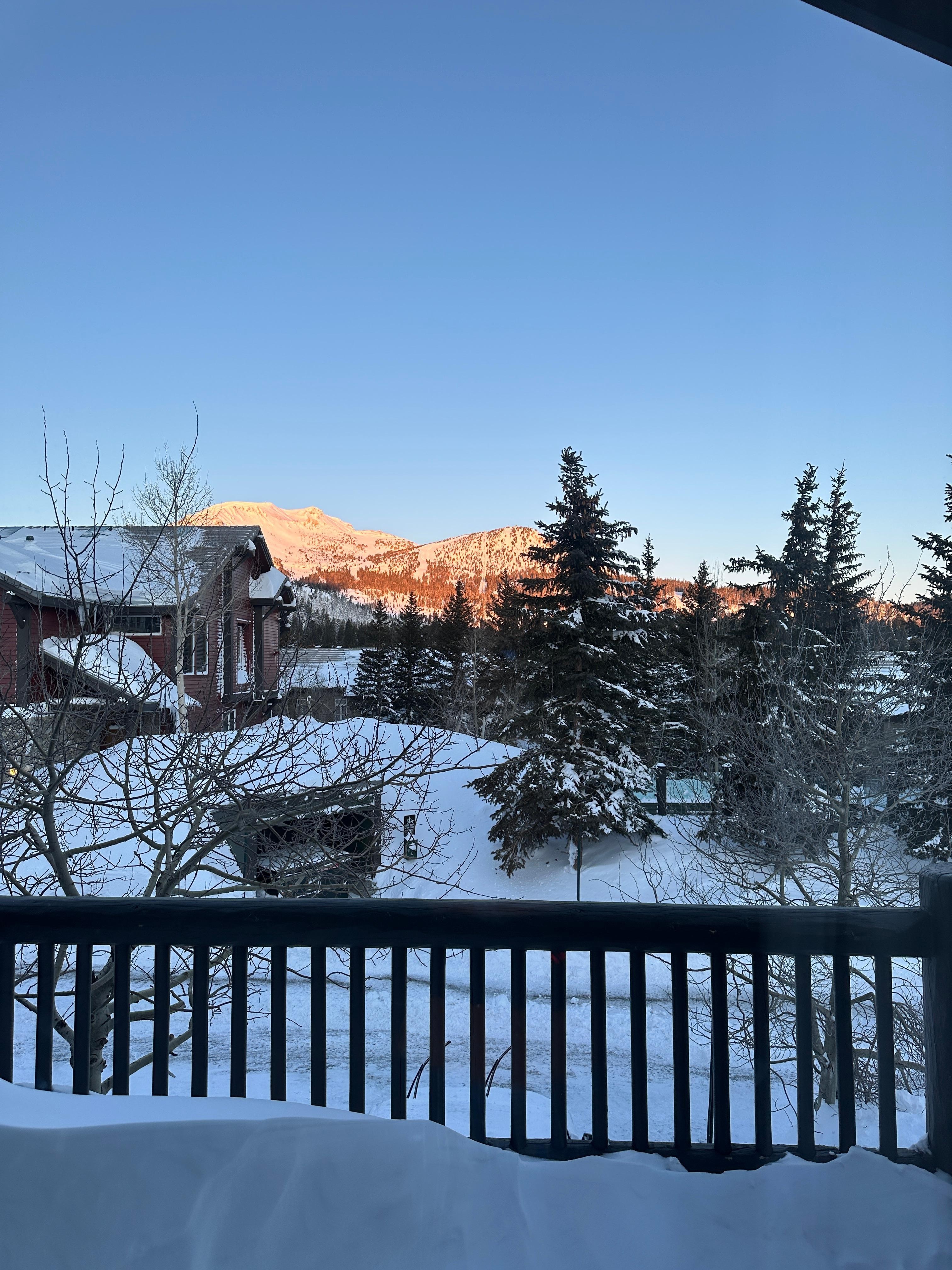 View from the living room balcony 