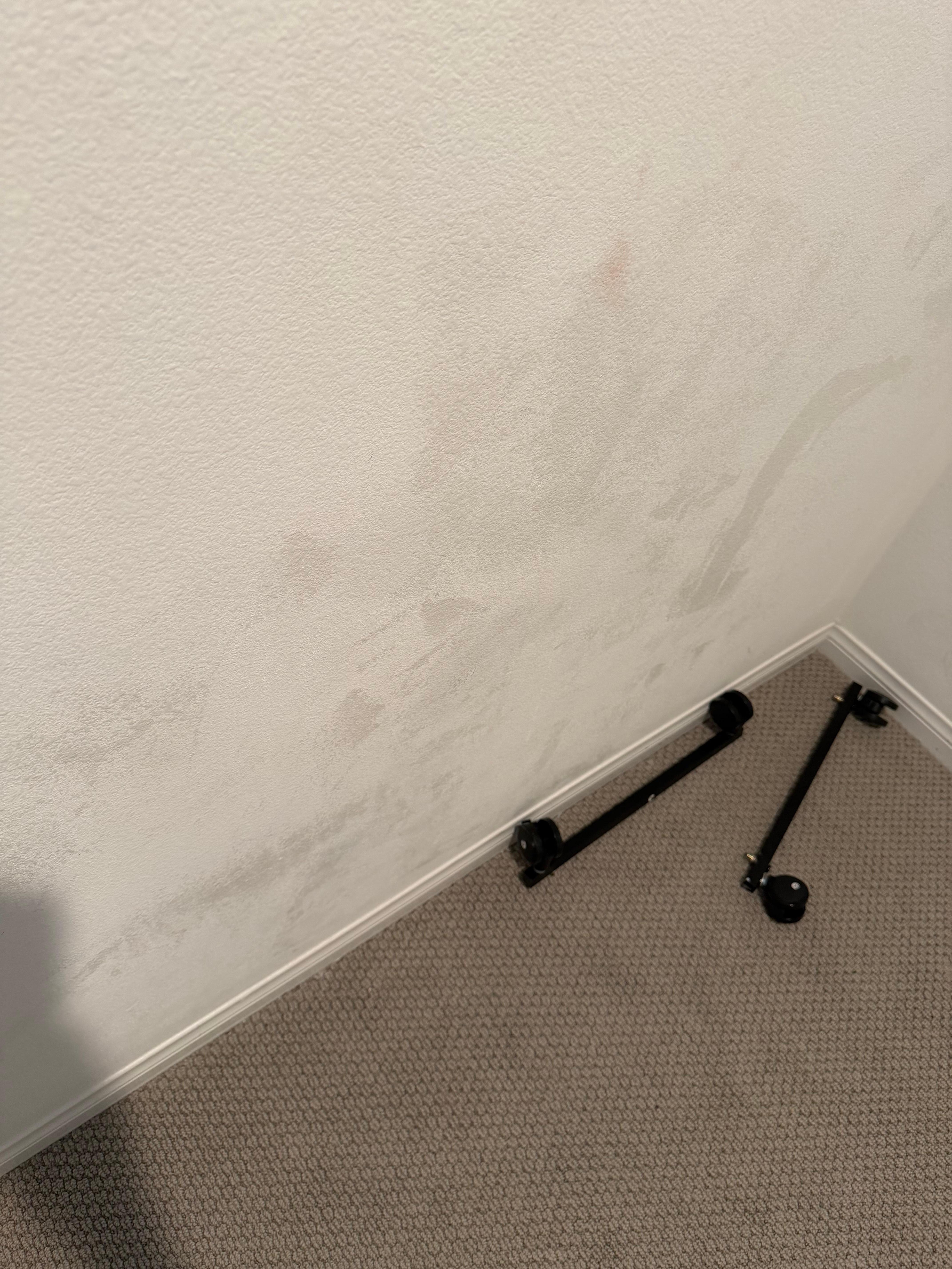 Walls in the whole place look like this 