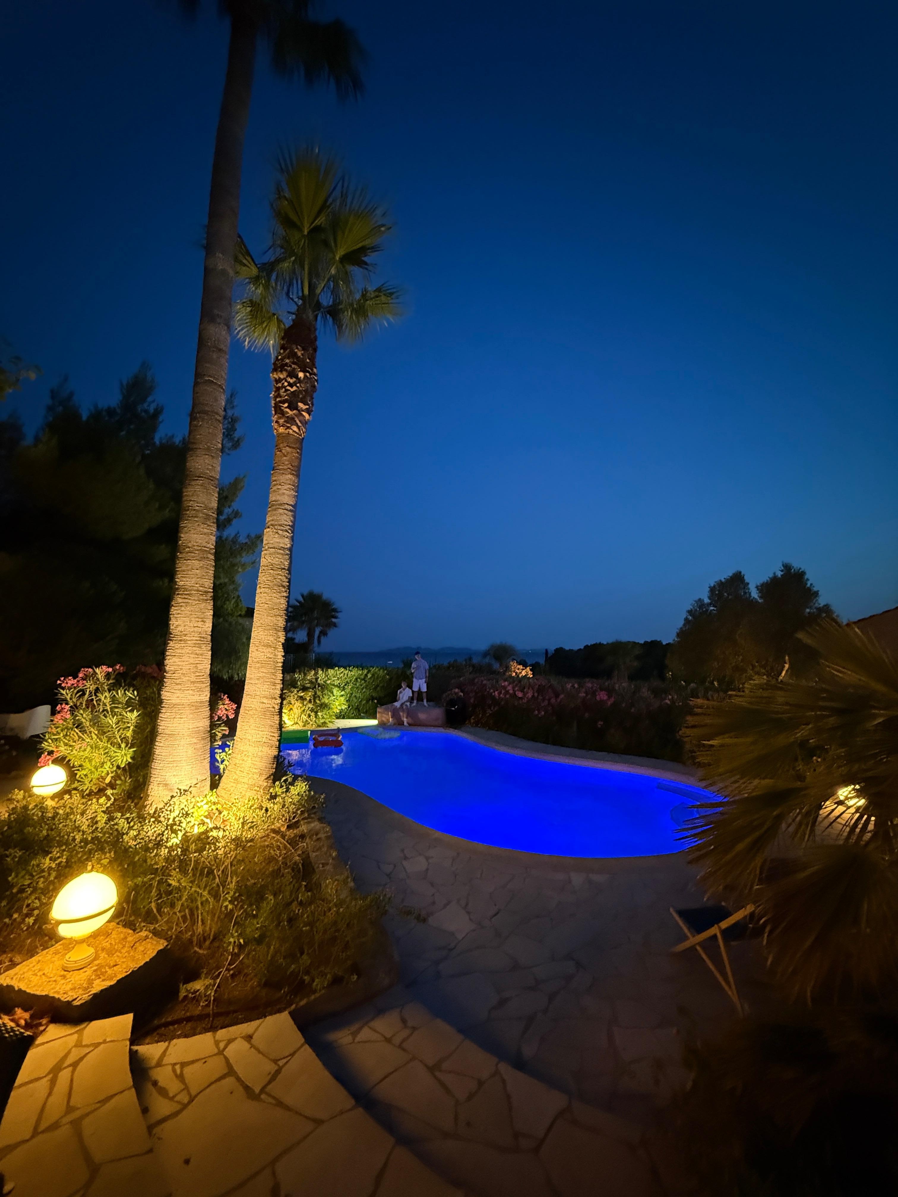 Pool by night